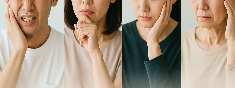 歯の悩みをかかえる人たち